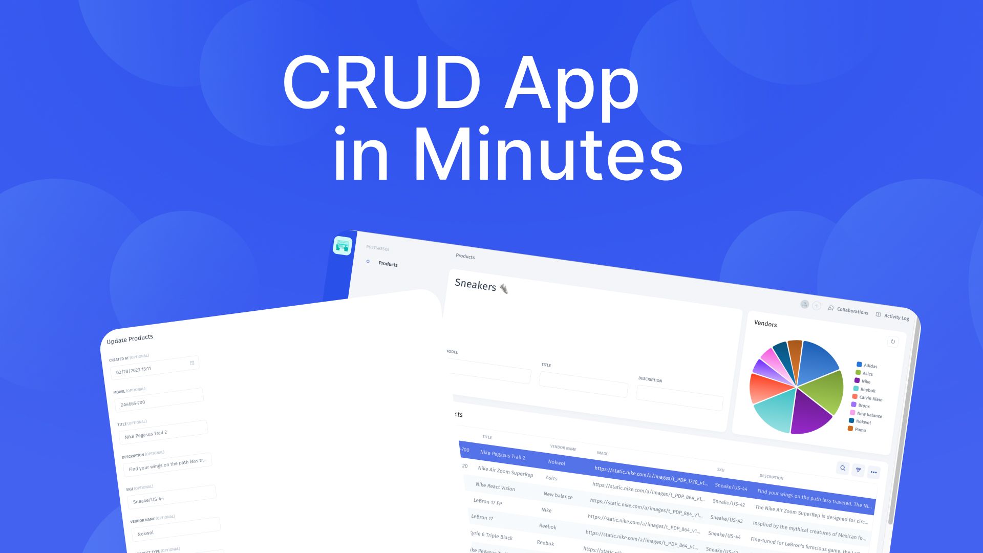How to Build a CRUD App in Minutes
